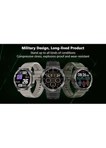 Смарт-часы W50 Black (6931548315995) Blackview (363026142)