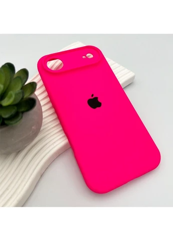 Чехол для смартфона Silicone Full Case AA Camera Protect для Apple iPhone 17 Air 23, Shyny Pink Silicone Case (382474792)