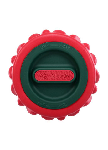 Ролер масажний циліндр (ролик мфр) 45см Grid Flower Roller EVA FOAM ROLLER LB7022 (d-12см, червоний) Bloom (361433670)