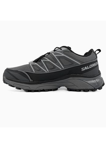 Серые демисезонные кроссовки мужские salomon xt-6 expanse gtx grey / black саломон xt-6 No Brand