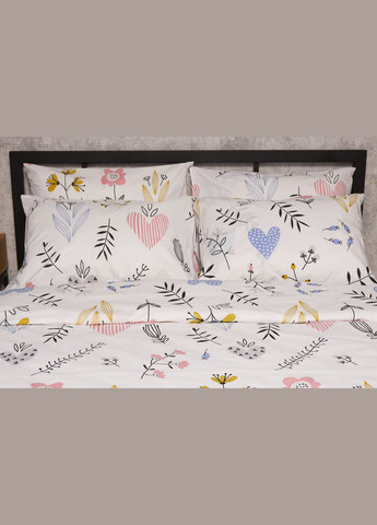 Комплект постільної білизни Бязь Gold Люкс «» Сімейний 160х220х2 наволочки 4х70х70 (MS-820005774) Moon&Star Painting (302973902)