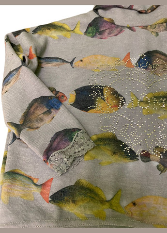 Светло-серый демисезонный детский свитер украина джемпер Mone