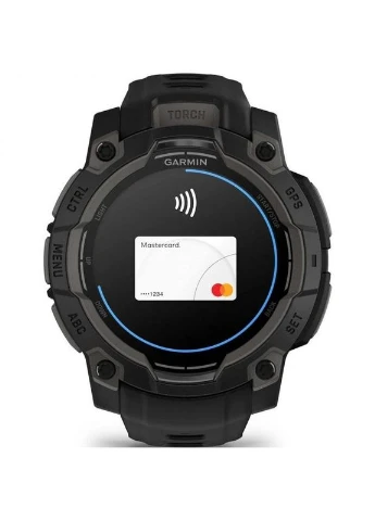 Смарт-годинник Instinct 3 50mm Solar Black with Charcoal Band (010-02935-00) Garmin (400247134)