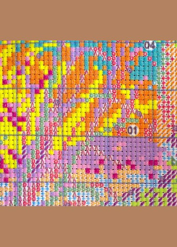 Набор для вышивания по нанесённой на канву схеме "The flying birds in" . AIDA 14CT printed, 61*48 см Joy Sunday (313613577)