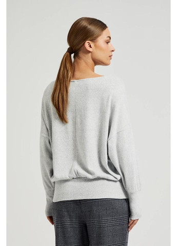 Серый зимний свитер Moodo