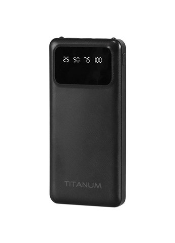 Повербанк 10000mAh OL21 Black з ліхтариком (TPB-OL21-B) Titanum (282313102)