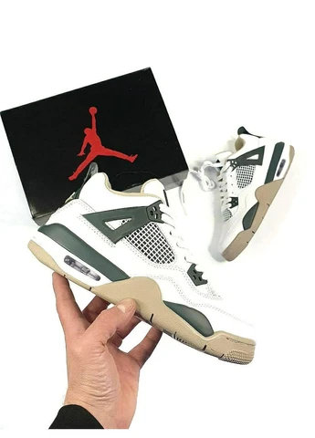 Комбіновані літні кросівки nike air jordan 4 seafoam найк аір джордан No Brand