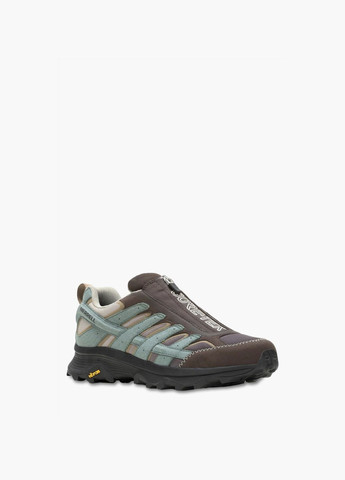 Коричневі кросівки чоловічі moab speed zip gore-tex® 1trl forestespresso brown/turquoise j068013 Merrell