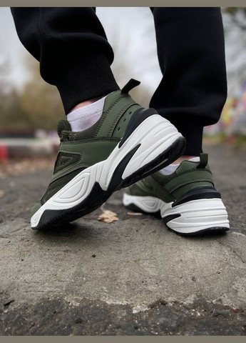 Зеленые демисезонные эффектные мужские кроссовки No Brand