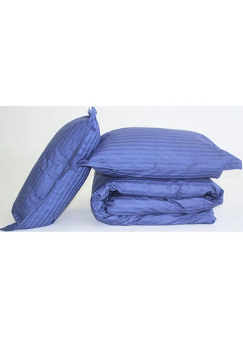 Постільна білизна SatinStripe 30-0020SmokyBlue 110х140 Дитячий (2200005246313) Mirson (280436147)