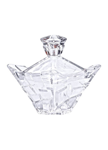 Цукорниця з кришкою 10×10×12 см ваза цукорниця квадратна скляна HP-4-118 (A-034130) Yiwu (347348918)