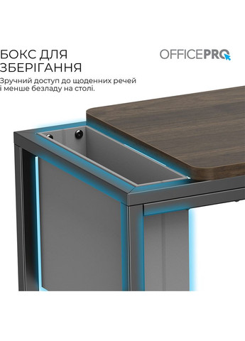 Приставной столик Dark Wood Black (SD175DW) OfficePro (364873446)