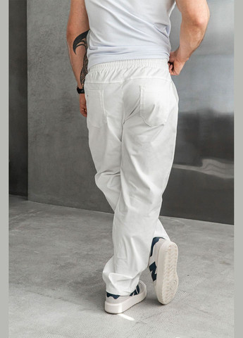 Белые демисезонные брюки Teamv