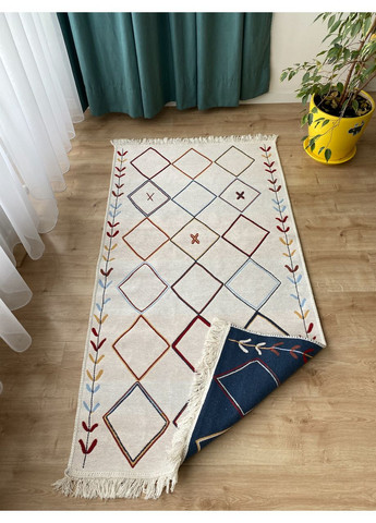 Бавовняний двосторонній килим Shana Arty-21 120Х180 см, Кольоровий No Brand (366293887)