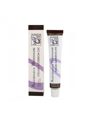 Краска для ресниц и бровей Hair Well коричневая 15мл VIVIENNE (304540728)