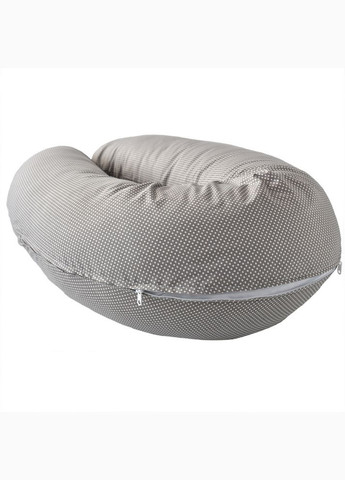 Подушка для беременных и кормления 30х190 см гипоаллергенная, наволочка из хлопка на молнии горошок PAPAELLA (367727623)