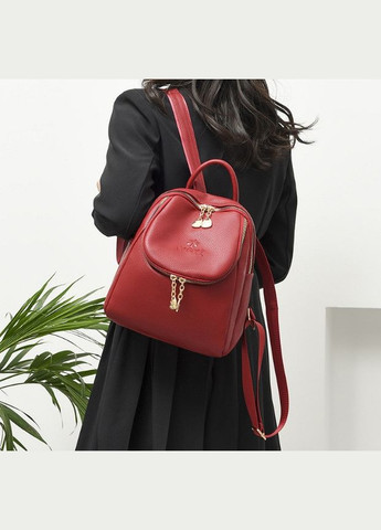 Жіночий міні рюкзак на плече еко шкіра Білий No Brand (301083086)