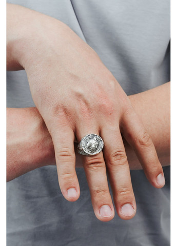 Печать мужская серебряная Волк 897, размер No Brand (358501412)