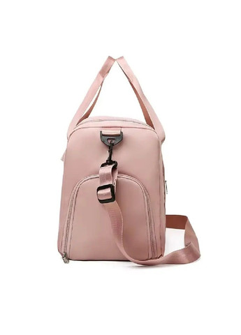 Сумка дорожная с отделом для обуви съемным плечевым ремнем креплением на ручку чемодана 48х31х23 см (481800-Prob) Пудровая Unbranded (366422649)