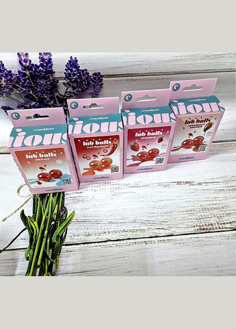 Вибухові кульки зі смаком шампанського із вершками Balls lub strawberry&champagne Crushious (297398958)