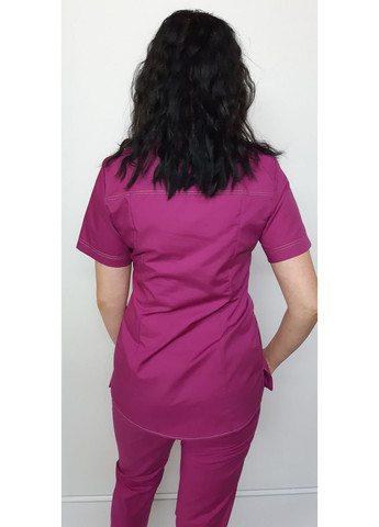 Жіночий медичний костюм Ластівка котон короткий рукав 58, No Brand (361359822)