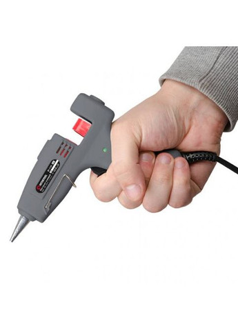 Пістолет клейовий 20(65) Вт, 230 В, 180-195 °C під стрижні 7-7.5 мм, 5-13 г/хв, вимикач RT-1101 Intertool (297443088)