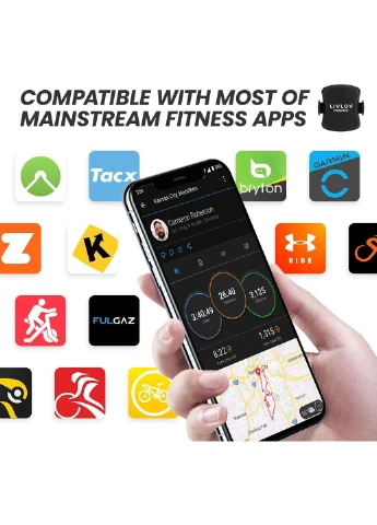 Велосипедный датчик скорости и каденса LIVLOV V4 беспроводной Bluetooth 5.0 ANT+ IP67 для Wahoo Zwift Garmin (340825887)