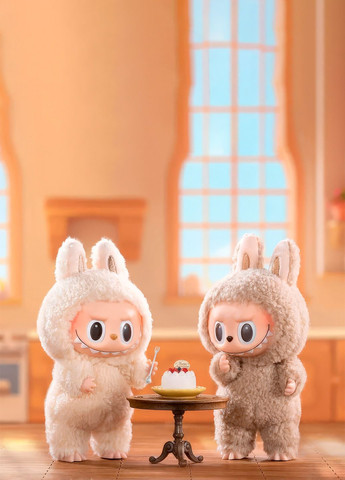 Игрушка-сюрприз Labubu плюшевый брелок Tasty Macarons V1 Лабубу Случайный цвет Pop Mart (339869397)