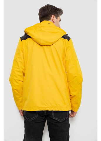 Желтая куртка мужская демисезонная с капюшоном, 244rl-2515al Ager