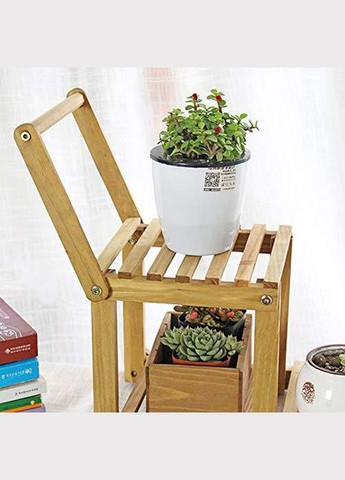 Підставка для квітів з дерева Кретей мускат (ЦВТ-007507) No Brand (328227914)