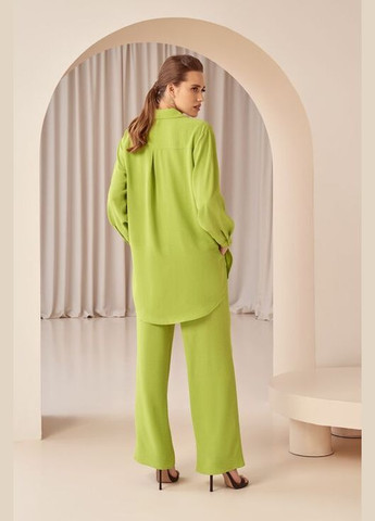 Лайм блуза віскоза жатка лайм Vovk