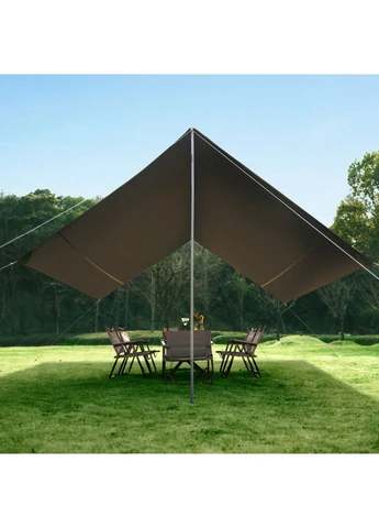 Тент-навес CNK2350WS015 Cloud Skies Tarp Lite, 550x465 см, коричневый Naturehike (389449103)
