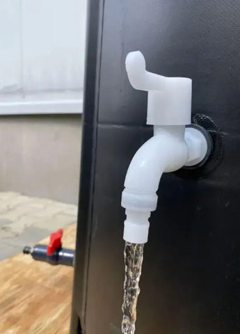 Бочка для дождевой воды 1000 литров Bass Polska, черная | Складная бочка садовая | Мягкая емкость для воды No Brand Bass Polska BH 80000 (345707496)