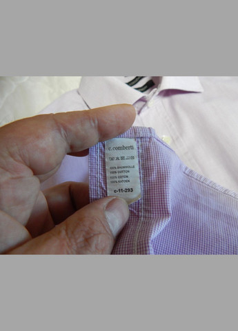 Чоловіча сорочка з довгим рукавом 093ДР р. 50 C. Comberti (317352874)