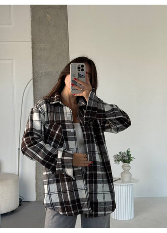 Тепла жіноча сорочка з кашеміру | Осіння колекція | Заміри в описі GD/GL Модний простір (364966830)