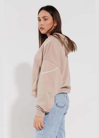 Худи женский 2402-K Бежевый (2000990396518D) shop (2000990396518) No Brand (362705517)