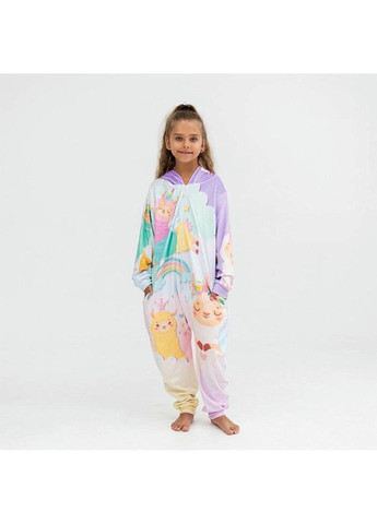 Кигуруми детское 3D Лама Пушистые объятия 4022, 1, 134 17454 134, см FlexDress (324623859)