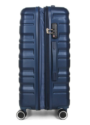 Чемодан Франция средняя M синяя 66х43х26(+5)см/75л/3.7кг/ 628 WORLDLINE (324802284)