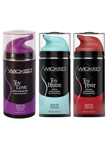 Лубрикант охолоджуючий Wicked Toy Breeze на водній основі, 100 мл Wicked Sensual Care (298936582)