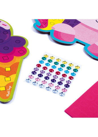 Набор для детского творчества с мягкой мозаикой и стразами «Веселый Единорог» VT4511-20 Vladi toys (366409446)