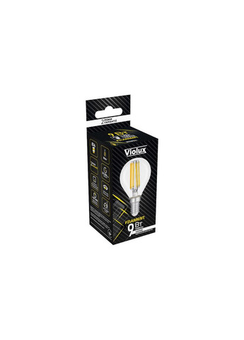 Лампа LED FILAMENT G45 9W E14 4000K ( 832024 ) Violux (365652439)