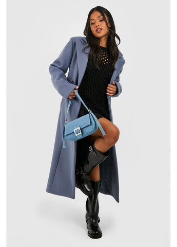 Темно-сіре демісезонне Пальто Boohoo