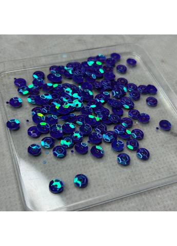 5 г - петля круглая шестигранник 7 мм - синий с АВ Plus-plus (352746317)