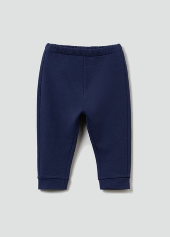 Спортивні штани джоггери двунитка для дівчинки 1281792 темно-синій Fagottino (263354469)