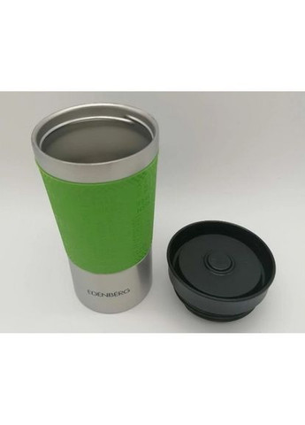 Термокружка EB-632 380 мл Термос чашка Нержавеющая сталь с Силиконовым нескользящим Держателем Edenberg (354823795)