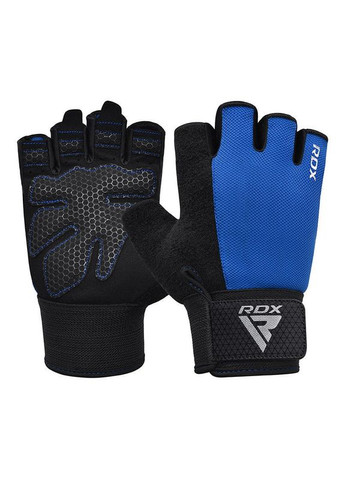 Рукавички для фітнесу W1 HALF BLUE PLUS (A-018133) RDX (317755949)