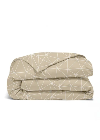 Сімейна постільна білизна з простирадлом на резинці EARTHY LINES (4822052412626) Cosas (393212667)