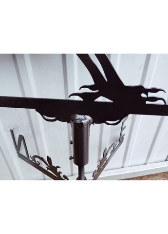 Флюгер на будинок Ворона №3, флюгер на дах з металу 3 мм. No Brand (368896759)