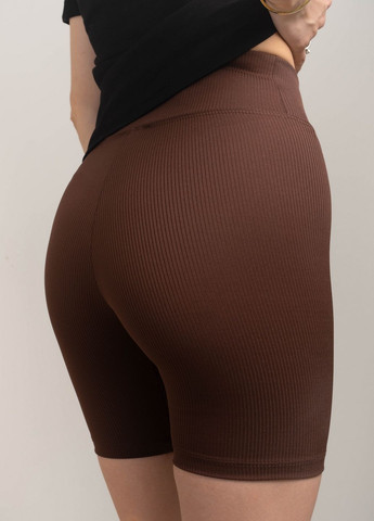 Велошорты женские коричневые 343814 Power (296199267)