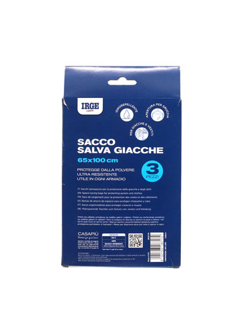 Чехлы для одежды 3 шт 65×100 см IRGE (368294815)